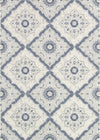 Couristan Dolce Brindisi Ivory/Confederate Grey Area Rug
