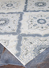 Couristan Dolce Brindisi Ivory/Confederate Grey Area Rug Close Up Image