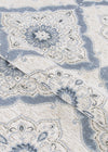 Couristan Dolce Brindisi Ivory/Confederate Grey Area Rug Detail Image