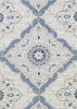 Couristan Dolce Brindisi Ivory/Confederate Grey Area Rug Pile Image