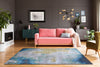 Couristan Radiance Donalbain Riptide Area Rug Lifestyle Image Feature