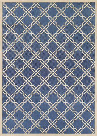 Couristan Five Seasons Sun Island Blue/Cream Area Rug