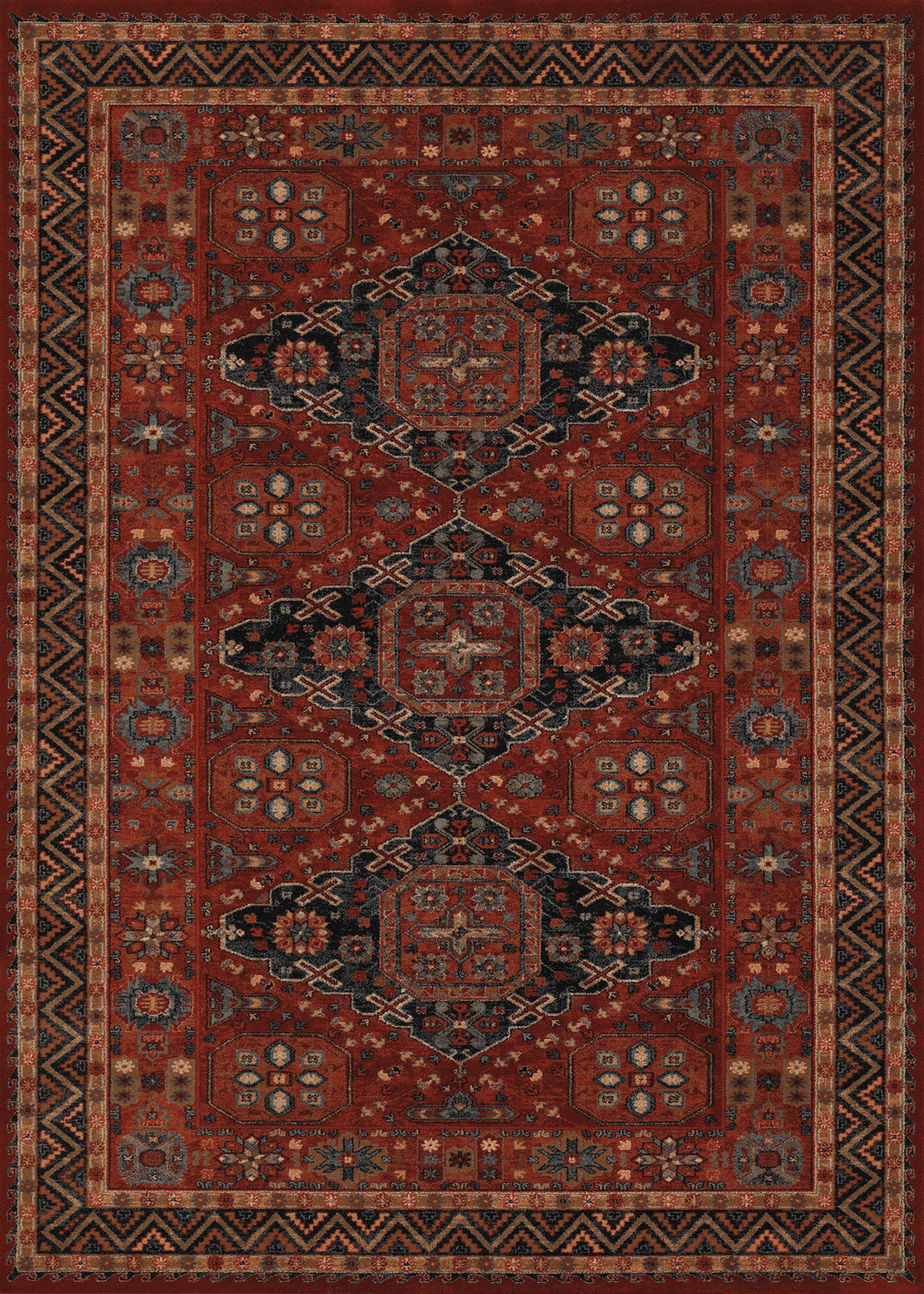 Couristan Old World Classics Kashkai Burgundy Area Rug