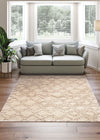 Couristan Bromley Pinnacle Ivory/Camel Area Rug Lifestyle Image Feature
