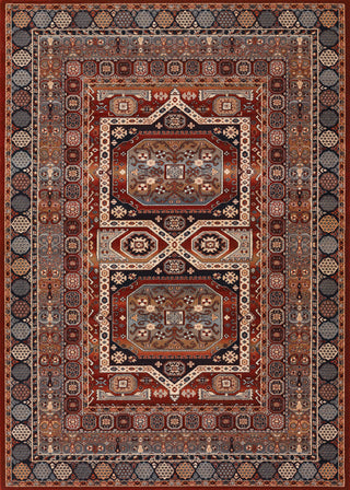 Couristan Timeless Treasures Maharaja Burgundy Area Rug