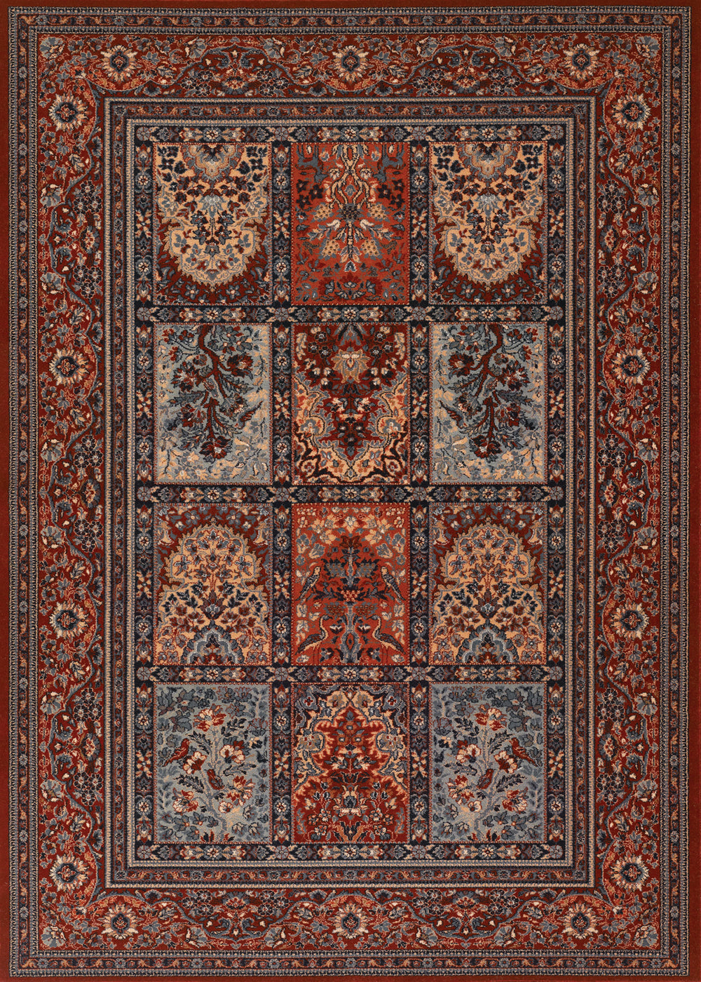 Couristan Timeless Treasures Vintage Baktiari Burgundy Area Rug