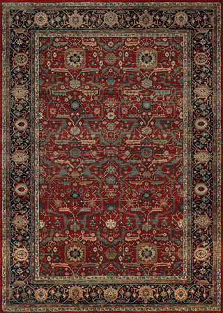 Couristan Old World Classic Joshagan Rust/Navy Area Rug main image