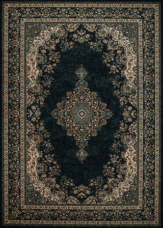 Couristan Old World Classic Antique Kerman Black Area Rug main image