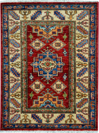 Kalaty Super Pak Kazak Red/Ivory Area Rug main image