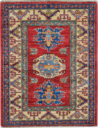 Kalaty Super Pak Kazak Red/Ivory Area Rug main image