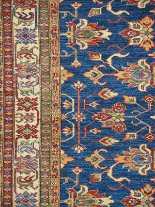 Kalaty Super Pak Kazak Blue Area Rug Round