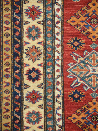 Kalaty Super Pak Kazak Rust Area Rug Round