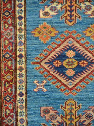 Kalaty Super Pak Kazak Blue Area Rug Round