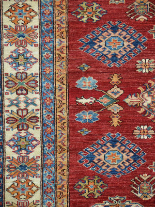 Kalaty Super Pak Kazak Rust Area Rug Round