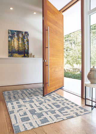 Capel Raza 4650 Denim Area Rug Rectangle Roomshot Image 1 Feature