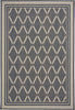 Capel Biltmore Elsinore-Lattice 4698 Carbon Area Rug Rectangle/Vertical Stripe Rectangle