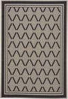 Capel Biltmore Elsinore-Lattice 4698 Cinders Area Rug Rectangle/Vertical Stripe Rectangle