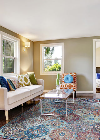 Couristan Pasha Lola Multi Area Rug Lifestyle Image Feature