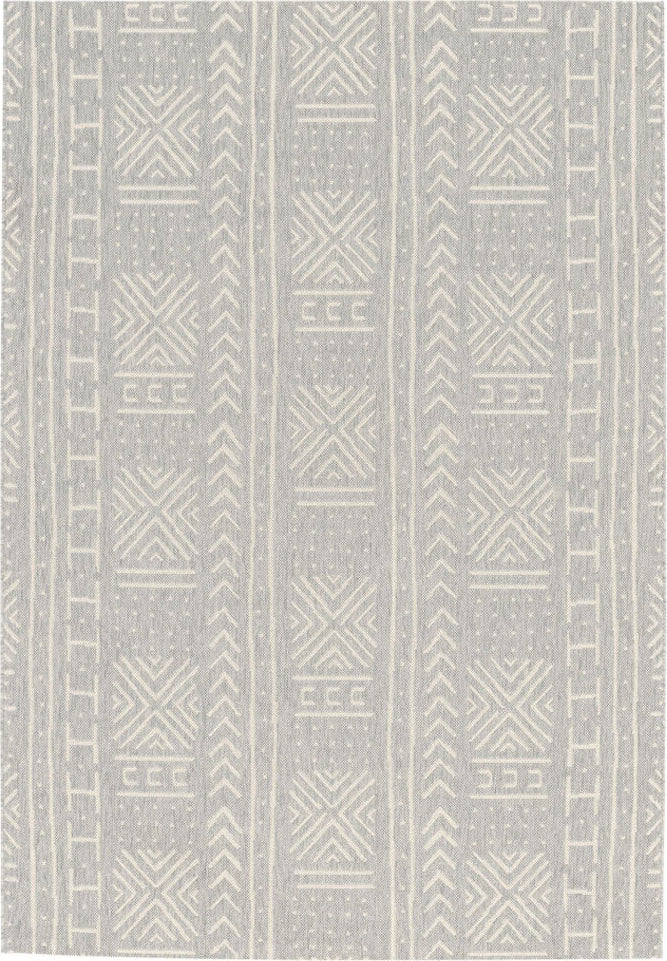 Capel Finesse-Mali Cloth 4722 Silver Area Rug by Genevieve Gorder Rugs