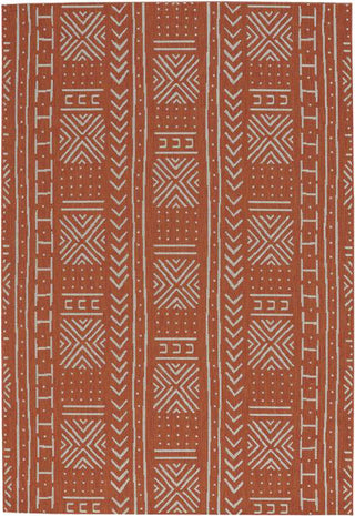 Capel Genevieve Gorder Elsinore-Mali Cloth 4722 Cinammon Area Rug Rectangle/Vertical Stripe Rectangle