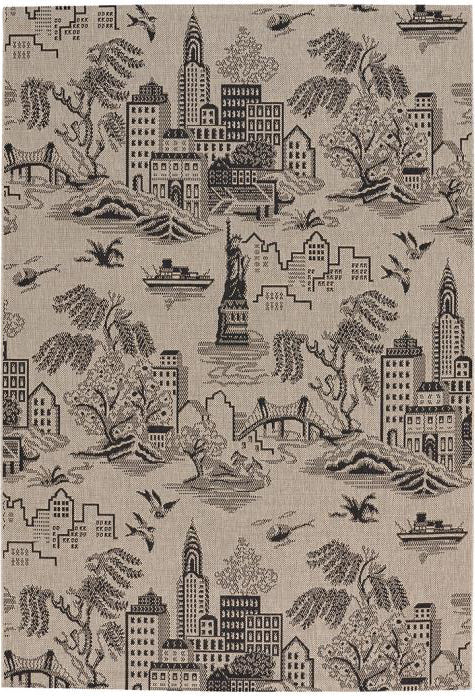 Capel Genevieve Gorder Elsinore-NY Toile 4723 Cinders Area Rug main image