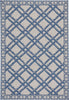 Capel Williamsburg Elsinore-Bamboo Trellis 4724 Blueberry Area Rug Rectangle/Vertical Stripe Rectangle
