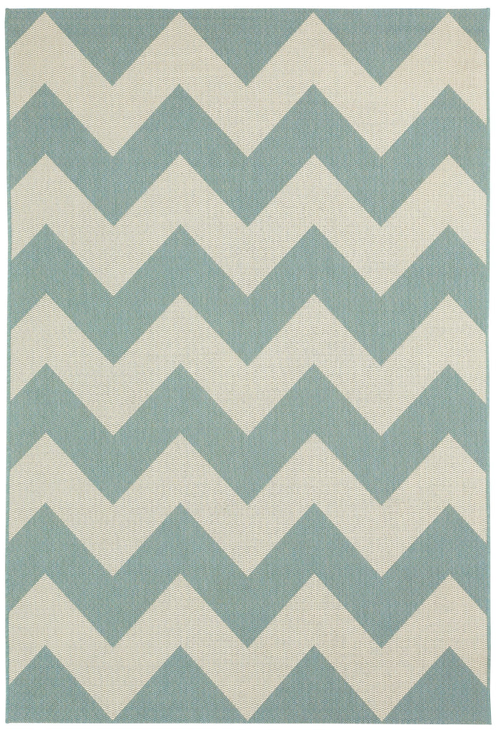 Capel Elsinore Chevron 4726 Resort Blue 420 Area Rug main image