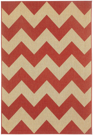 Capel Elsinore Chevron 4726 Red Pepper 550 Area Rug main image