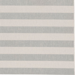 Capel Finesse-Stripe 4730 Silver Area Rug Rectangle Corner Image