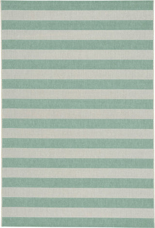 Capel Finesse-Stripe 4730 Spa Blue Area Rug main image