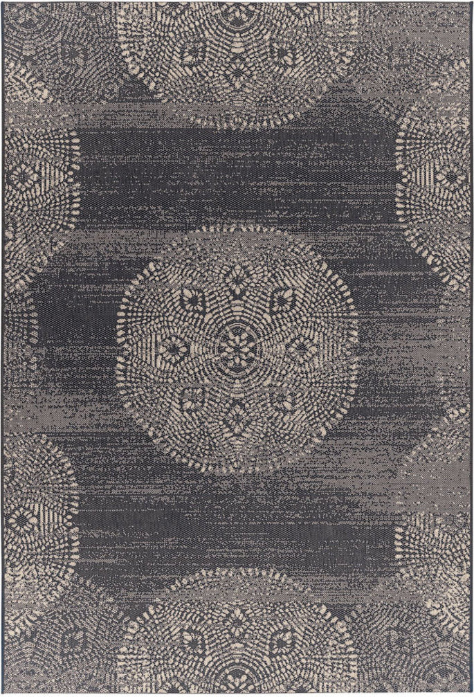 Capel Finesse-Mandala 4732 Charcoal Area Rug by Genevieve Gorder Rugs main image