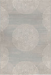Capel Finesse-Mandala 4732 Silver Area Rug by Genevieve Gorder Rugs main image