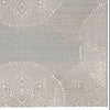 Capel Finesse-Mandala 4732 Silver Area Rug by Genevieve Gorder Rugs Rectangle Corner Image