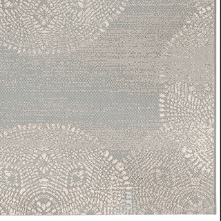 Capel Finesse-Mandala 4732 Silver Area Rug by Genevieve Gorder Rugs Rectangle Corner Image