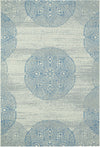 Capel Elsinore Mandala 4732 Blueberry 440 Area Rug by Genevieve Gorder Rectangle