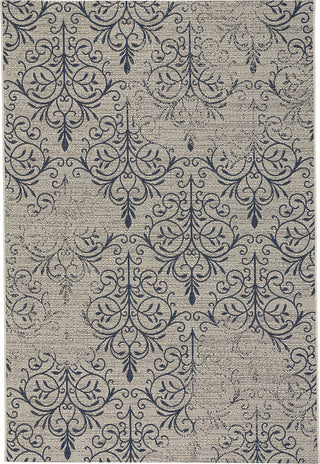 Capel Elsinore-Heirloom 4736 Midnight Blue Area Rug Rectangle/Vertical Stripe Rectangle