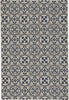 Capel Elsinore-Tile 4737 Midnight Blue Area Rug Rectangle/Vertical Stripe Rectangle