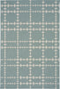 Capel COCOCOZY Elsinore-Tower Court 4738 Blue Area Rug Rectangle/Vertical Stripe Rectangle