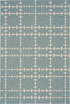 Capel COCOCOZY Elsinore-Tower Court 4738 Blue Area Rug Rectangle/Vertical Stripe Rectangle