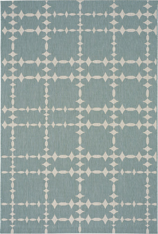 Capel COCOCOZY Elsinore-Tower Court 4738 Blue Area Rug Rectangle/Vertical Stripe Rectangle