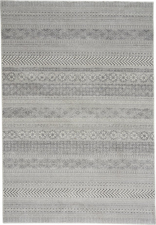 Capel Channel 4742 Nickel Area Rug Rectangle/Vertical Stripe Rectangle