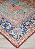 Couristan Pasha Heriz Ruby Area Rug Close Up Image
