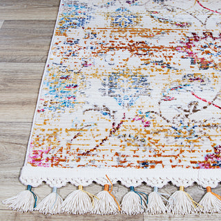 Couristan Evolution Tambur Quartz Area Rug Corner Image