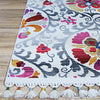 Couristan Evolution Basma Cinnabar Area Rug Corner Image