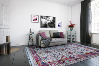 Couristan Evolution Nurata Amethyst Area Rug Lifestyle Image Feature