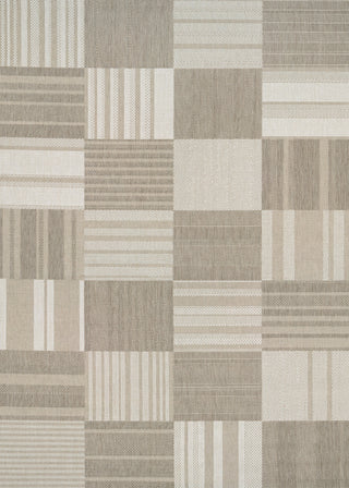 Couristan Afuera Patchwork Beige/Ivory Area Rug