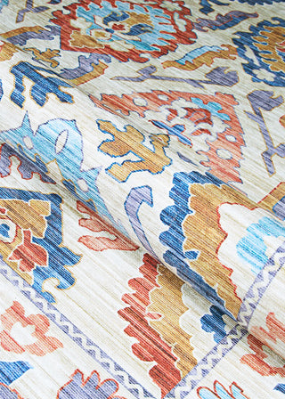 Couristan Pasha Tribal Ivory Area Rug Detail Image