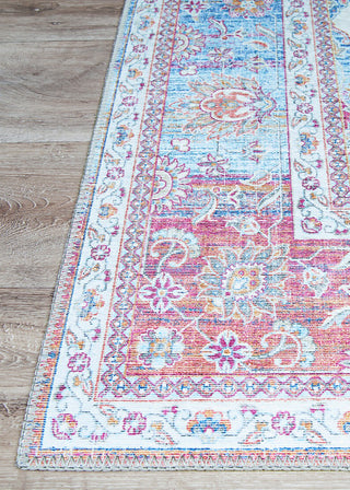 Couristan Pasha Persepolis Twilight Area Rug Corner Image