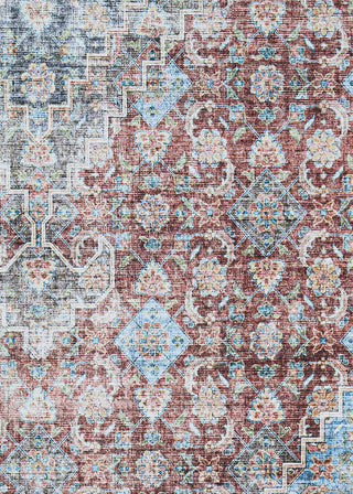 Couristan Pasha Nahavand Cabernet Area Rug Pile Image