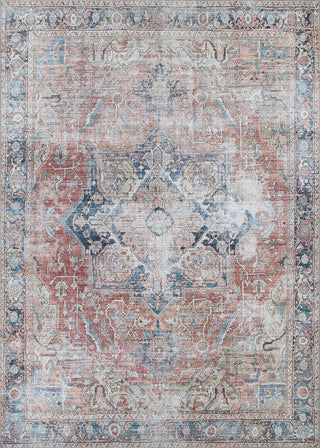 Couristan Pasha Antique Kashan Rust Area Rug main image